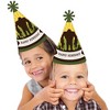 Big Dot of Happiness Sasquatch Crossing - Cone Happy Birthday Party Hats for Kids and Adults - Set of 8 (Standard Size) - 2 of 4