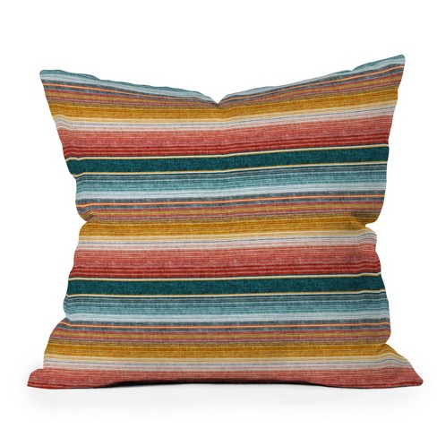 Southwestern Serape Stripe Throw Pillows