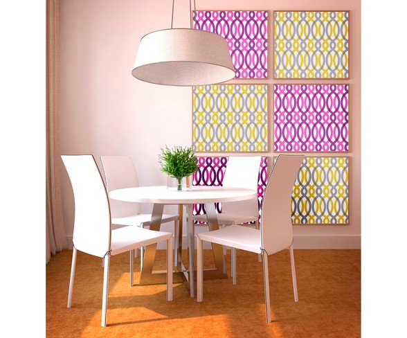 Devine Color Scroll Peel & Stick Wallpaper - Pink