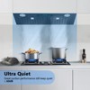Hooure 30 in. 900CFM Smart Convertible Ductless Wall Mount Range Hood in Stainless Steel with Gesture Sensing, Remote Control - 3 of 4