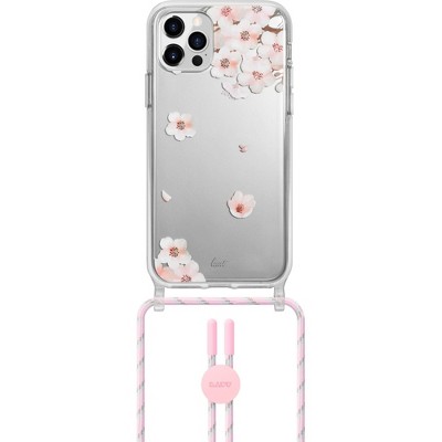 LAUT Apple iPhone 12/iPhone 12 Pro Crystal Pop Necklace Case - Sakura