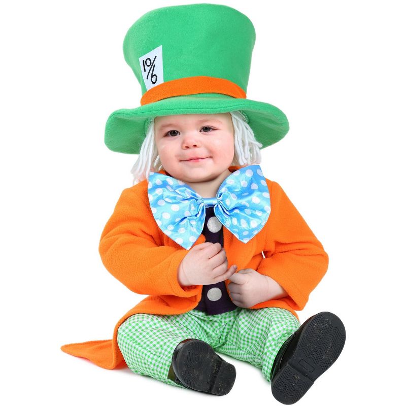 HalloweenCostumes.com Lil' Hatter Costume for Infants., 1 of 2