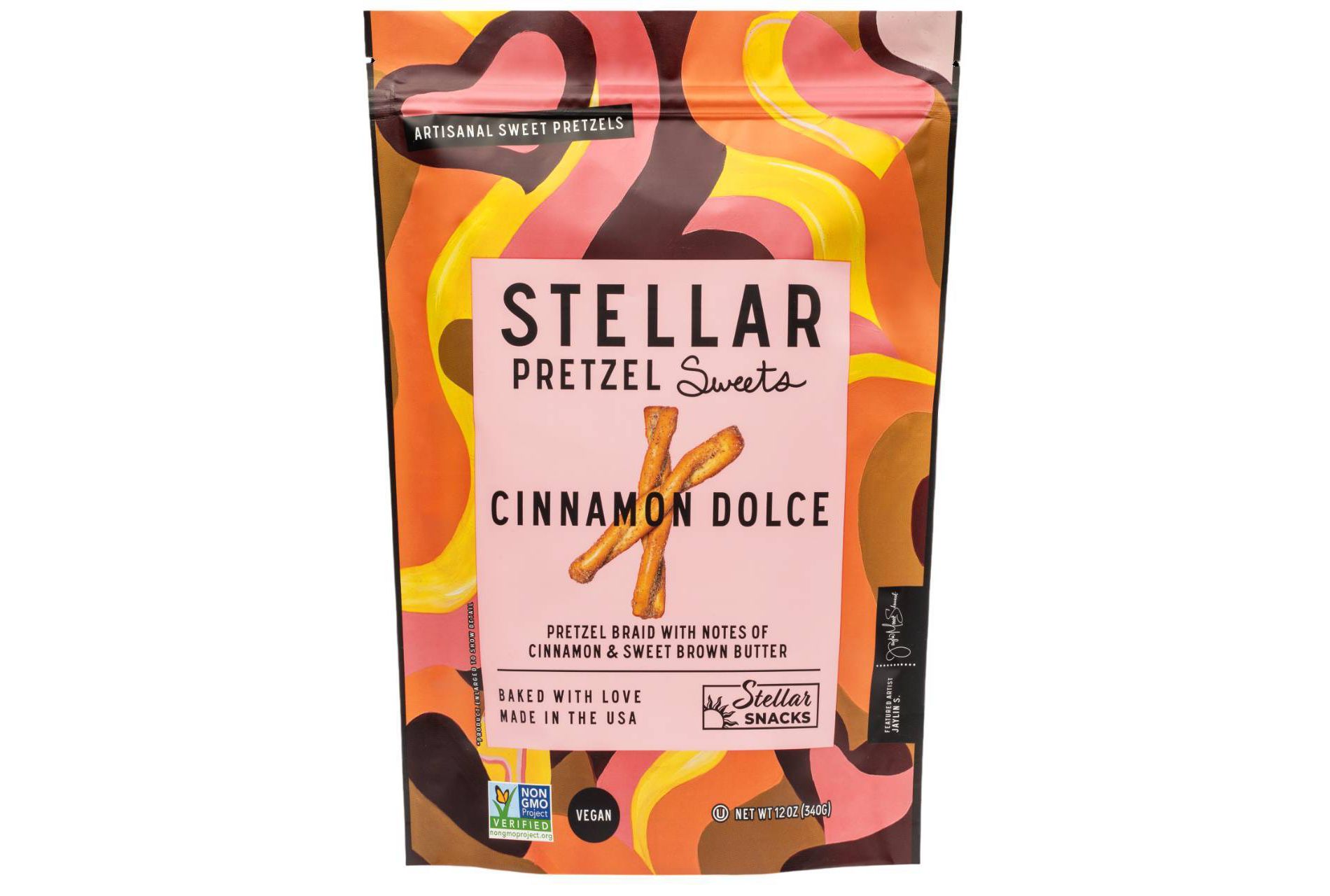 Stellar Snacks Cinnamon Dolce Pretzel Braid - 12oz