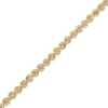 Silver 1.0 Cttw Miracle Plate Set Diamond Bezel Link Design Tennis Bracelet - 4 of 4