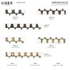 Livex Lighting Springfield 6 - Light Vanity in  Bronze - 3 of 4