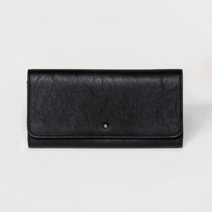 Flap Trifold Wallet - Universal Thread Black, Women