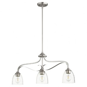 Quorum Lighting Jardin 3-Light Satin Nickel Ceiling Fan - 1 of 1