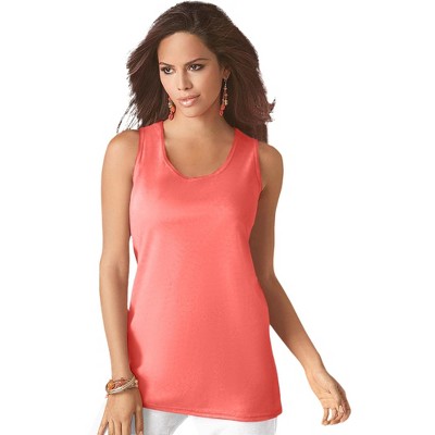 Roaman's Women's Plus Size Scoopneck Tank Top