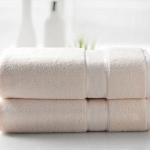 Angel Sar Zero Twist Cotton Bath Sheet, 600 GSM Plush Bath Towel 34x65 Inch, Luxury Bath Sheet Set - 1 of 4