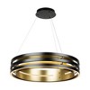 Artcraft Lighting Toledo 1 - Light Chandelier in  Black/Brushed Brass - 2 of 4
