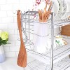 LunaLulinlk 3-Tier Dish Drying Rack with Tray Utensil Holder, Large Capacity Dish Drainer for Kitchen Counter Organizer Storage - 4 of 4