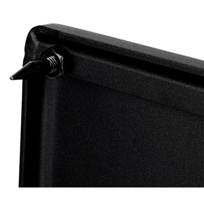 Monolith 18in Black Steel Speaker Stand with Adjustable Top Plate