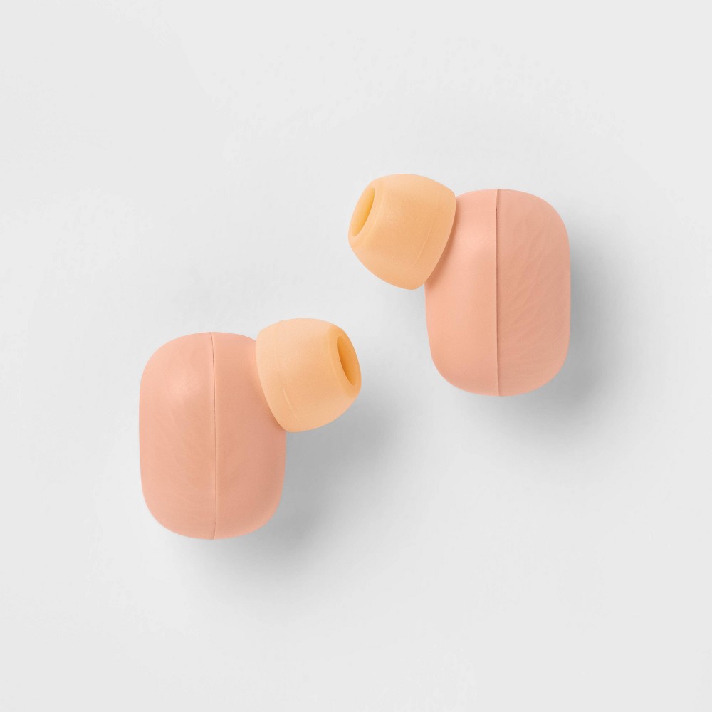 Photos - Headphones True Wireless Bluetooth Earbuds - heyday™ Peach Cream