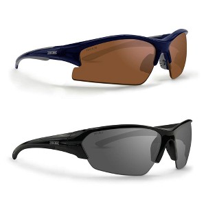 2 Pairs of Epoch Eyewear Epoch 1 Sunglasses with Smoke, Brown Lenses - 1 of 4