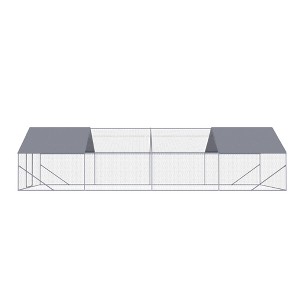 Racxily Metal Chicken Coop Large Walk-in Run - 1 of 4