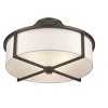 Livex Lighting Wesley 3 - Light Semi-Flush Mount in  Bronze - 4 of 4
