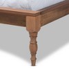 Romy Wood Bed Frame Ash Walnut - Baxton Studio - image 4 of 4