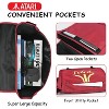 Atari Meroncourt Vintage Messenger Bag with Japanese Logo – Large Capacity with Multi-Pocket Storage (Crimson Red) | Japanese-Inspired Design - 3 of 4