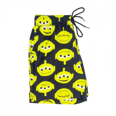Toy Story Mens Toy Story Aliens Pattern Swim Board Shorts - Large — фото 3