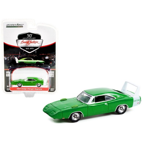 1969 Dodge Charger Daytona Spring Green Met. W/green Interior & White Tail  Stripe Lot #1399 1/64 Diecast Model Car By Greenlight : Target