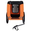 Gsluuk Large Folding Bike Trailer for Dogs – 120LB Capacity All-Terrain Pet Carrier - 2 of 4