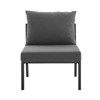 Modway Riverside Outdoor Patio Aluminum Armless Chair - 4 of 4