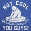 Womens Funny T Shirts Not Cool You Guys Sarcastic Polar Bear Tee For Ladies - Crazy Dog Women's T Shirt - 2 of 4