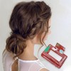 Unique Bargains Christmas Hair Clips Elk Tree for Christmas 1.97"x1.77"x1.77" Red 1 Pc - 2 of 4