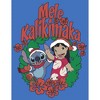 Men's Lilo & Stitch Mele Kalikimaka Christmas Pull Over Hoodie - 2 of 4