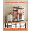 VEVOR Clothing Garment Rack,Heavy Duty Clothes Rack,6 Adjustable Tiers Clothes Racks with Steel Frame, 800 lbs Load Capacity with 3 Hanging Rods,Black - 3 of 4