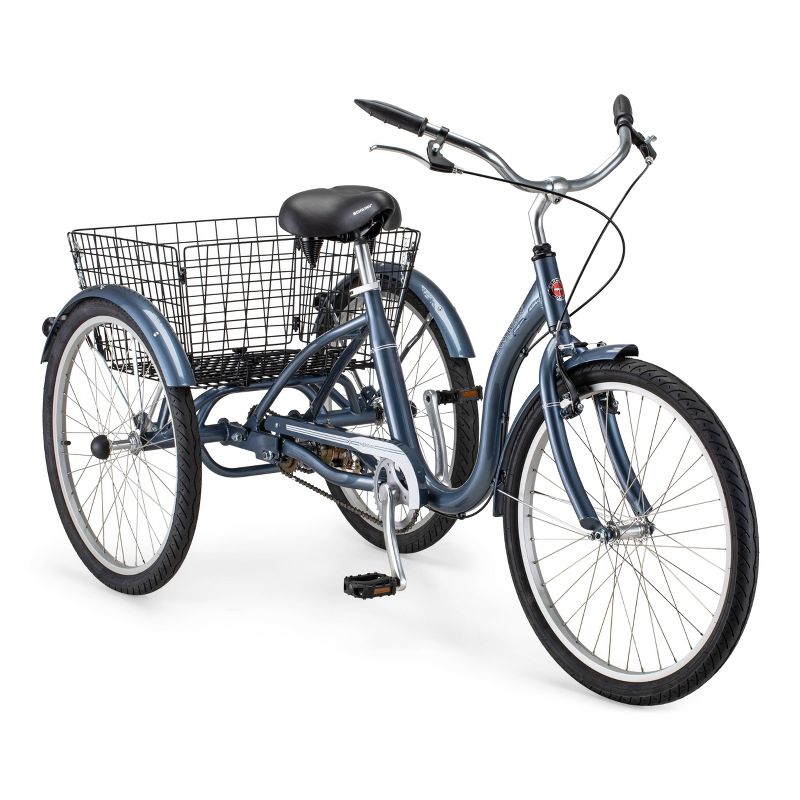 Schwinn 24&#34; Meridian Cruiser Tricycle - Blue, 4 of 10