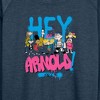 Women's - Hey Arnold! - Arnold Spray Paint 96 Lightweight French Terry Wide Neck Long Sleeve Shirt - 2 of 4