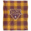 Iona University Campus Plaid Spirit Silky Touch Super Soft Throw Blanket 50x60 - 2 of 4