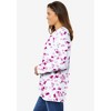 Woman Within Plus Size Perfect Printed Long-Sleeve Crewneck Tee - 4 of 4