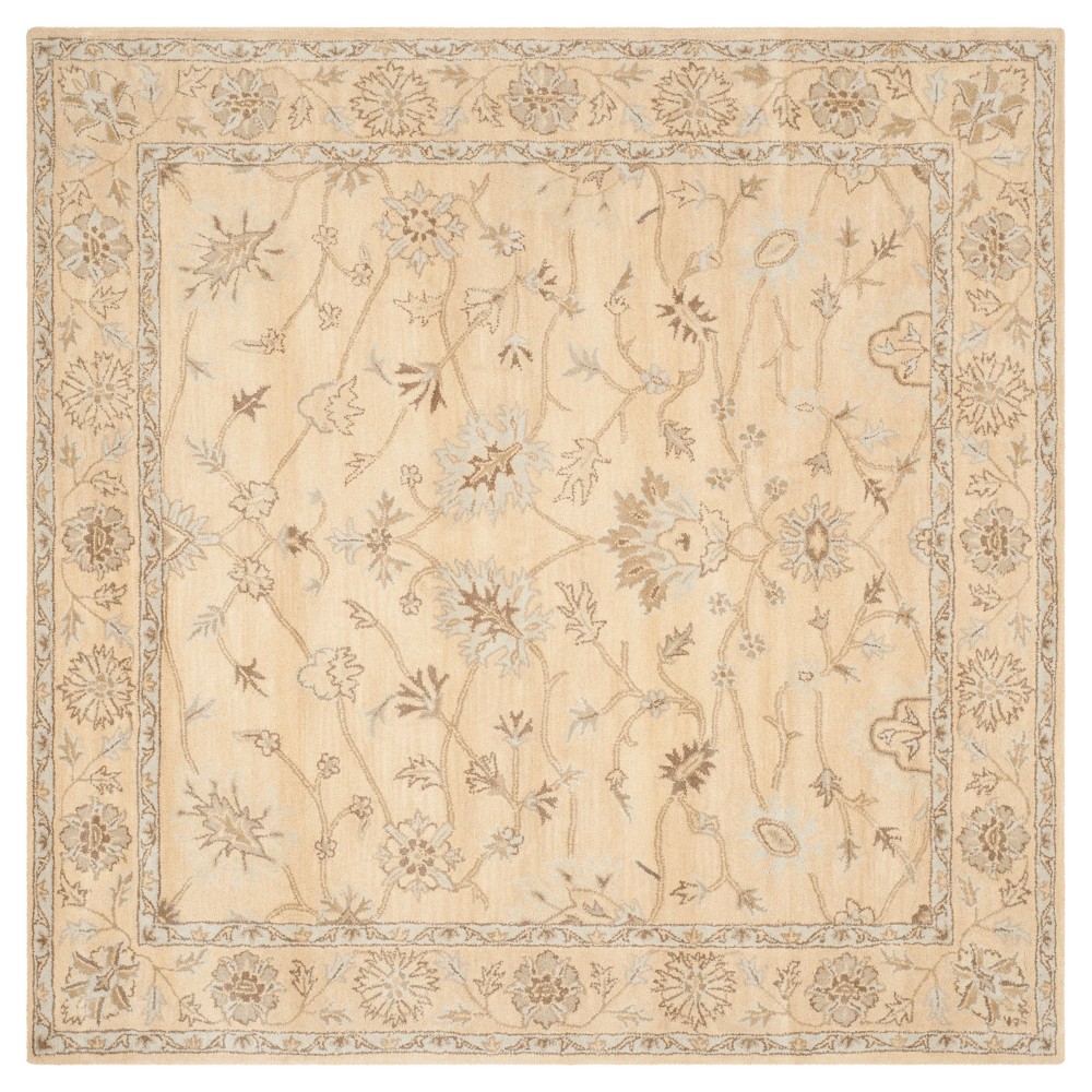 UPC 683726099314 Light Gold/Light Gold Botanical Tufted Square Area