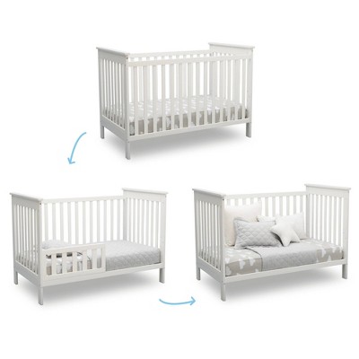 Delta Children Adley Convertible Crib Bianca White Jordan Ubuy