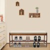 YIYIBYUS Shoes Rack Bench with Cushion for Entryway - 3 of 4