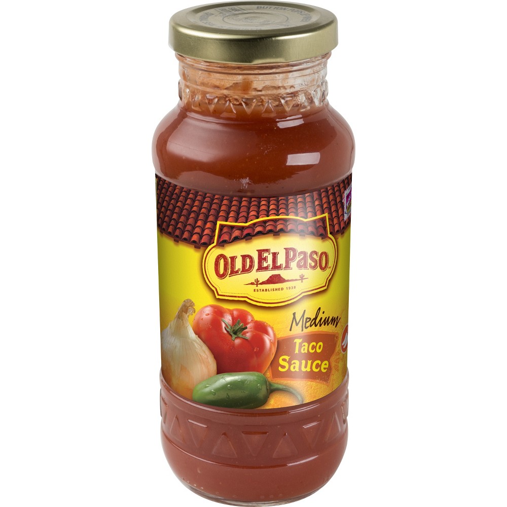 UPC 046000851419 product image for Old El Paso Medium Mild Taco Sauce - 16oz | upcitemdb.com