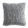18"x18" Keegan Shag Square Throw Pillow - VCNY Home - 2 of 4