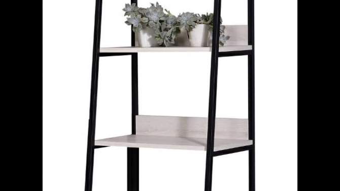 67&#34; Wendral Bookshelf with 5 Open Compartment Natural/Black - Acme Furniture, 2 of 5, play video