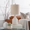 Mark & Day Leoben 18.5"H x 9"W x 9"D Traditional White Table Lamps - 2 of 4