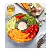 Classic Touch Stainless Steel Chip & Dip Bowl - 14"D - 2 of 4