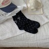 Alilang Women's Cotton Bow - Heart Pattern Ankle Socks 6pk - 2 of 4