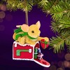 Charming Tails 2.5 Inch Sending You The Gift Of Love This Christmas Christmas Tree Ornament , Christmas Decor Annual Ornament (1PC) - 2 of 4