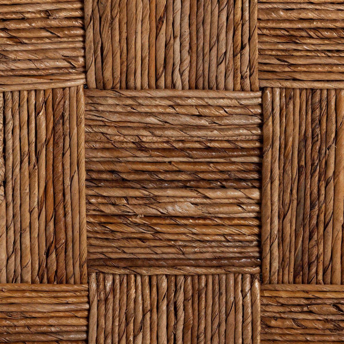 bali & pari Raniya Handwoven Seagrass Set of 2 Dining Chair Natural Brown/Black - thumbnail 7