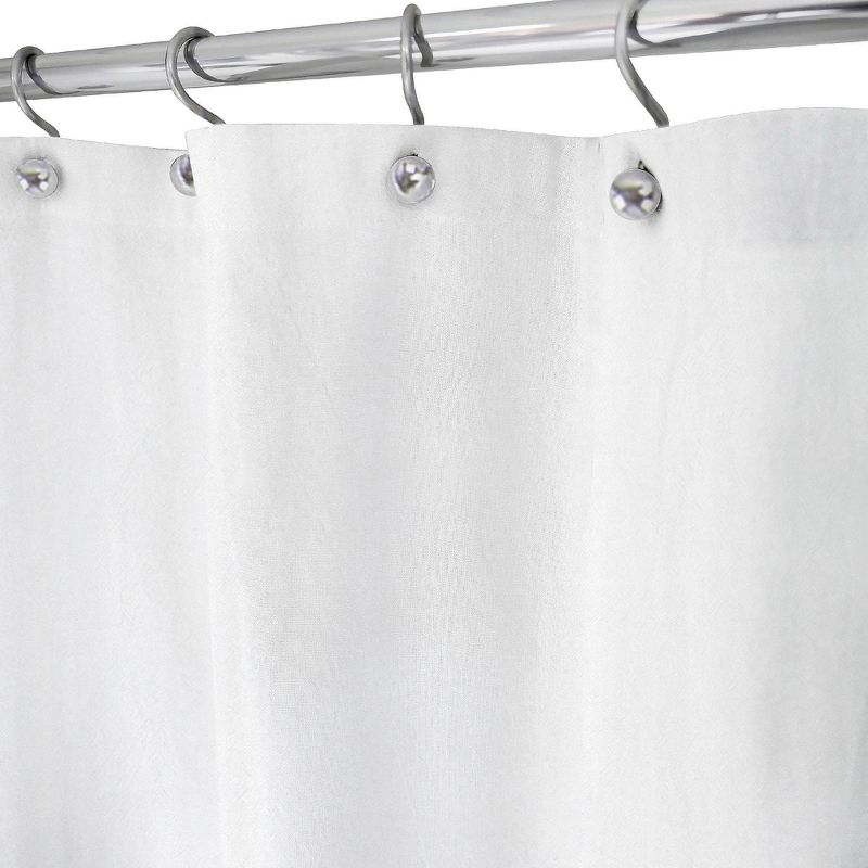 Washed Cotton Shower Curtain - Allure Home Creation, 6 of 9