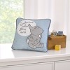 Disney Dumbo Sweet Little Baby Light Blue and White "Embrace Who You Are" Applique Decorative Pillow - 4 of 4