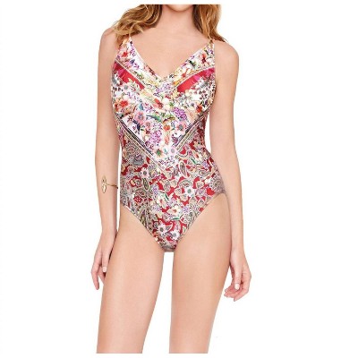 Women's V-neck One Piece Swimsuit - Gottex