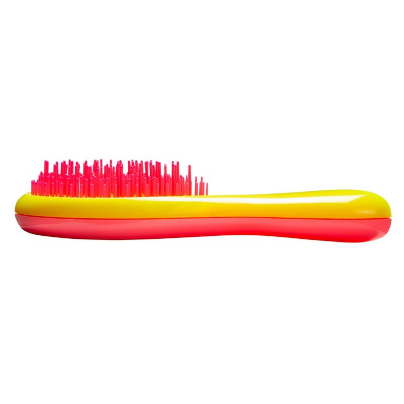 Michel Mercier The Girlie Detangle Brush - Painless Detangling Brush - Easy Grip Hair Brush Design - Thick and Curly Hair - Pink-Yellow - 1 pc, 3 of 6