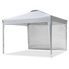 InstaHibit 10x10x8.7 Ft Pop Up Canopy with Sidewall & Bag - 3 of 4